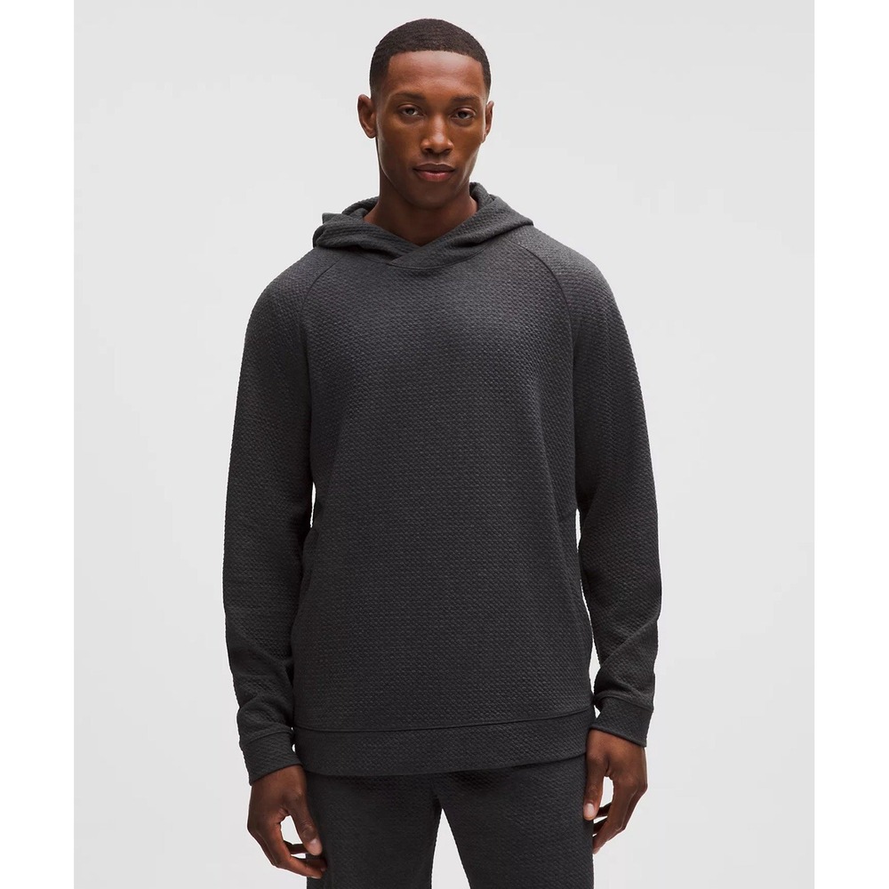 Lululemon Ease The Day Hoodie Heathered Black Sz XL